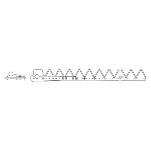 Aftermarket Fits Ford Fits New Holland 7' Sickle bar Knife S35-3654 Herschel 148119 Fits 501 801-203 - main